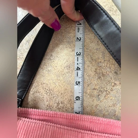 Estee Lauder Pink Corduroy NWOT Tote and Clutch Set - Picture 7 of 7